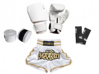 Kanong Complete Fight Set for Kids : Model 121-White