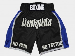 Custom Boxing Shorts with name : KNBXCUST-2051-Black