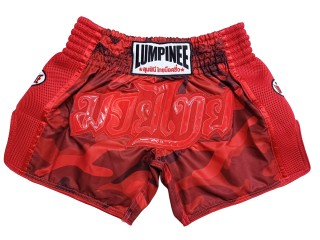Lumpinee camouflage  Kickboxing shorts : LUM-052-Red-Camo