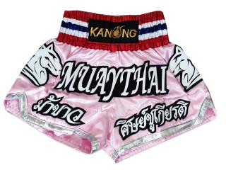 Personalise Pink Horse Womens Muay Thai Shorts : KNSCUST-1147
